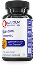 Quantum Nutrition Labs Turmeric - Κάψουλες Κουρκουμίνης, Turmeric Curcumin Supplement, Liver Support, 500 mg Κουρκουμά ανά κάψουλα - 60 κάψουλες χορτοφαγικής