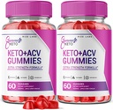 rize labs - Summer Keto+ACV Gummies - Summer Weight Loss Gummies - Belly Fat Diet, Vegan Advanced Formula (120 Gummies)