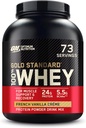 Optimum Nutrition Gold Standard 100% Whey Protein Powder, Γαλλική Βανίλια Creme, 5 Λίρες (Packaging May Vary)