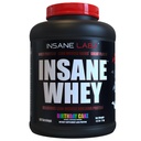 Insane Labz Insane Whey,100% πρωτεΐνη ορού ορού μυός οικοδόμησης, μετά την προπόνηση, BCAA Amino Προφίλ, Μαζική Gainer, Αντικατάσταση γεύματος, 5lbs, 60 Srvgs, (Cake Birthday)