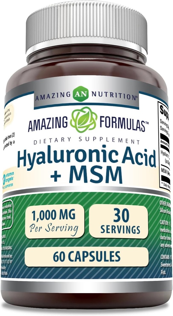 Amazing Formulas Hyaluronic Acid & MSM συμπλήρωμα 