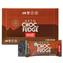 Ωραία! Snacks Σοκολάτα Fudge Keto Protein Bar, Vegan, Soy & Gluten Free, Χαμηλή αντικατάσταση γεύματος ζάχαρης, 11g Υψηλή πρωτεΐνη, Φυσικό υγιεινό σνακ, Για Αθλητές & Ενεργούς τρόπους ζωής, 3g Καθαρό υδατάνθρακες, 12 Bars