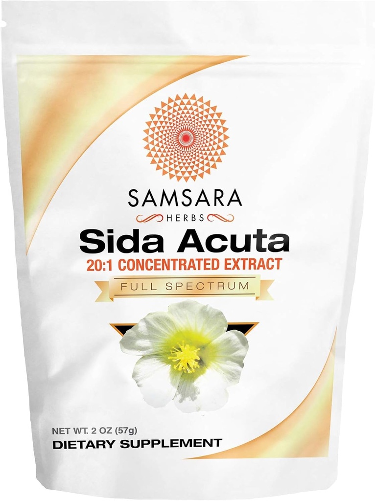 Samsara Βότανα SIDA Acuta Extract (2oz/57g) 20:1 συμπυκνωμένη σκόνη εκχύλισμα