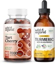 Άγρια & οργανικά πίσσα Cherry Gummies & Turmeric Βάμμα 4 fl oz