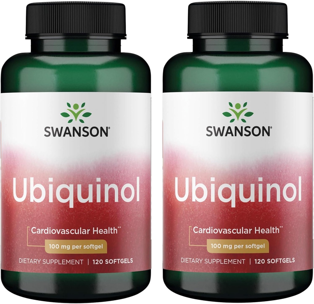 Swanson Ubiquinol 100 mg 120 Sgels 2 Συσκευασία