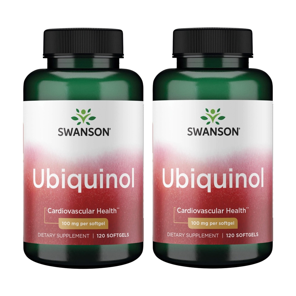 Swanson Ubiquinol 100 mg 120 Sgels 2 Συσκευασία