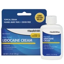 HealthWise μέγιστη δύναμη Lidocaine Cream 