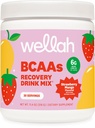 Wellah BCAAs (Strawberry Mango Flavored) 30 Servings - BCAA Powder with Hydration Complex