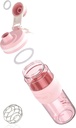 Φιάλη Shaker - 650ml/23oz, Ανθεκτικό & Leak-Proof, Τέλειο για Super Creamy Fitness Protein Shakes - Pink