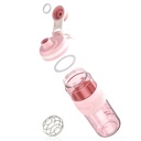 Φιάλη Shaker - 650ml/23oz, Ανθεκτικό & Leak-Proof, Τέλειο για Super Creamy Fitness Protein Shakes - Pink