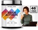 Whitney Johns - Συμπλήρωμα Booster εγκεφάλου, Nootropic Focus, Συμπληρώματα εγκεφάλου για τη μνήμη & εστίαση, Μείωση της εγκεφαλικής ομίχλης με γρήγορη δράση Μοναδική MCT C8 - Zero Ζάχαρη & καφεΐνη, 2 Tubs