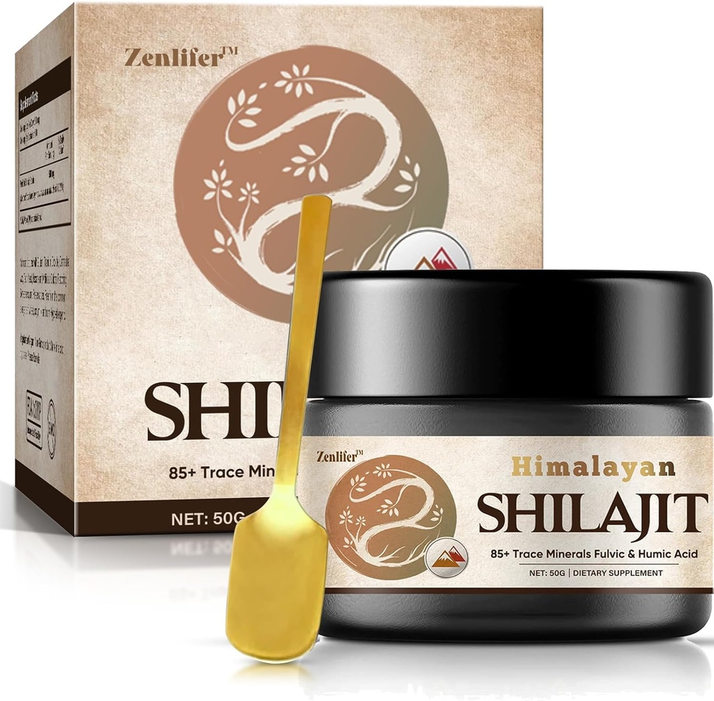 Shilajit Pure Ιμαλαΐων Βιολογικό Shilajit Resin,Potency Φυσικό Βιολογικό Shilajit συμπλήρωμα Resin με 85+ Trace Minerals & Fulvic Acid για την ενέργεια, ανοσοποιητική υποστήριξη
