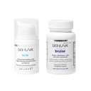 Skinuva® Scar (0.5 oz) & Μώλωπες (14 κάψουλες) - Σύνθετη κρέμα σιλικόνης Formulated with Growth Factors & Ομοιοπαθητική μελανίαση Formedy with Arnica, Bromelain & Zinc
