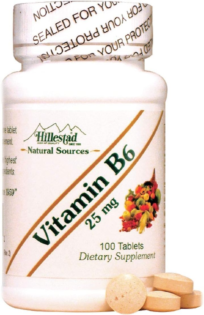 Dialyvite Hillestad Pharmaceuticals - Βιταμίνη Β6 25 mg - 100 δισκία