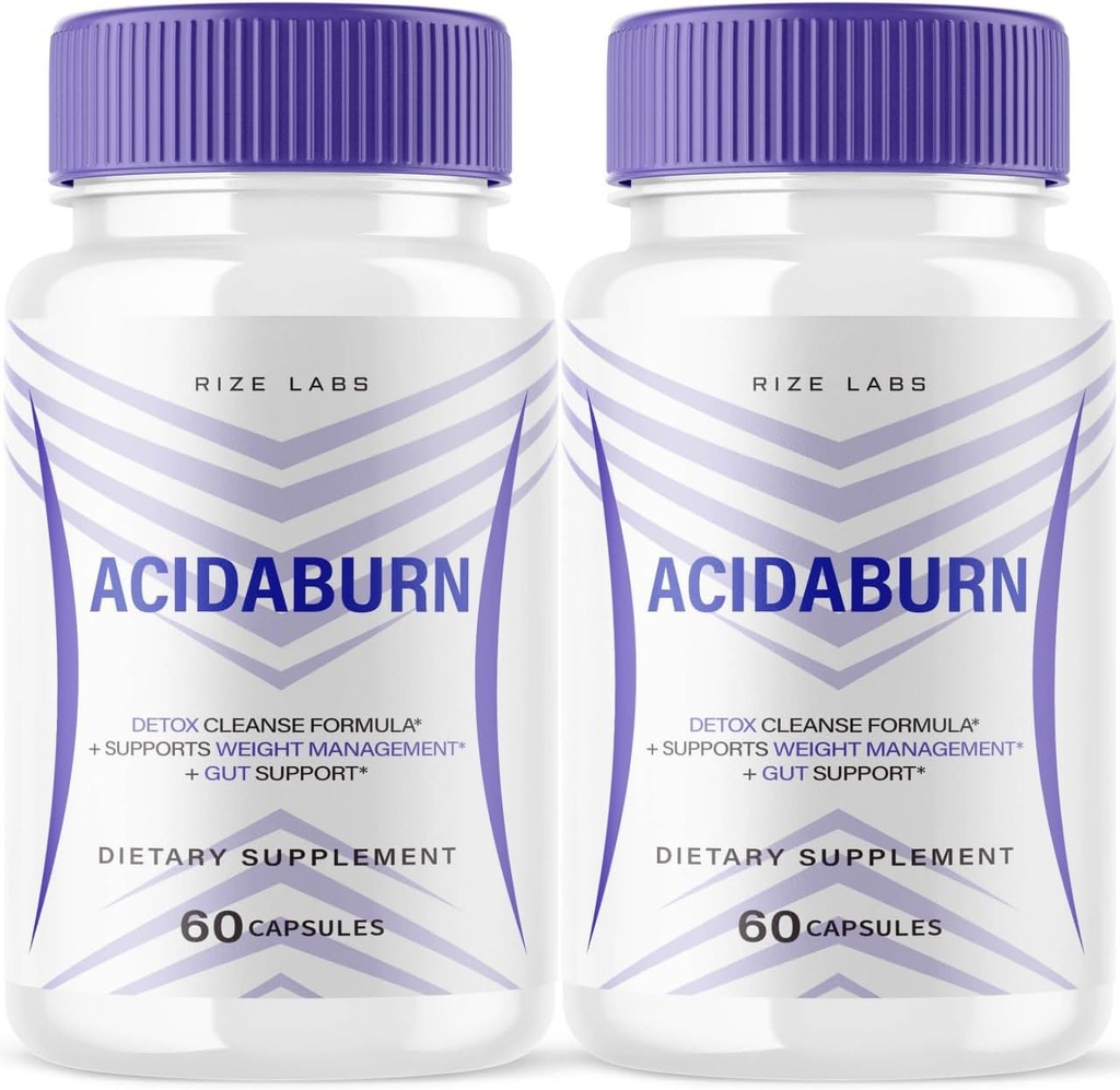 (2 Pack) Καψάκια Acidaburn, Acidaburn Advanced Pill for Healthy Weight Loss, Acidaburn Active Lifestyle for a Better Life, Acidaburn Maximum Strength Formula, Acidaburn Reviews (120 Κάψουλες)