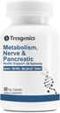 Trexgenics Μεταβολισμός Υποστήριξη με GYMNEMA 75% Γυμναστικό οξύ 150 mg, Πικρό πεπόνι 5% Bitters 150 mg, Χρώμιο & Alpha LIPOIC ACID150mg(60 Vegan Κάψουλες) (πακέτο των 1)