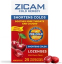 Zicam κρύο Remedy Zinc Lozenges, Άγρια γεύση κερασιού, ομοιοπαθητική, καταπραϋντικό λαρύγγι και βήχας, ψυχρή μείωση της ιατρικής, συντομεύει κρύο διάρκεια, 25 κόμης