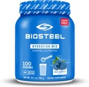 BioSteel Zero Sugar Hydration Mix, Great Tasting Hydration with 5 Essential Electrolytes, Blue Raspberry Flavor, 100 Μερίδες ανά Tub