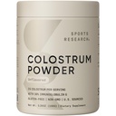 Sports Research® Bovine Colostrum Powder – Εύκολα αναμειγνύεται, Single Ingredient Superfood – Ανοσία Υποστήριξη & Υγεία των Ούλων w/IgG Αντισώματα - Η.Π.Α. Πηγή · Μη-ΓΤΟ · Χωρίς γλουτένη - 75 Υπηρεσίες (Άγριες)