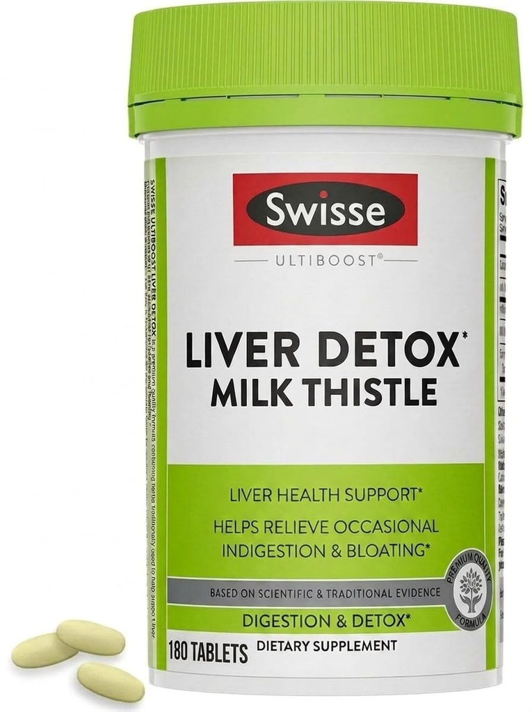 Swisse Milk Thittle Liver Cleanse Detox & Επισκευή 