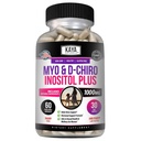 Kaya Naturals Myo & D-Chiro Inositol Plus Υποστήριξη για τις γυναίκες, βιταμίνη B8-60 κάψουλες