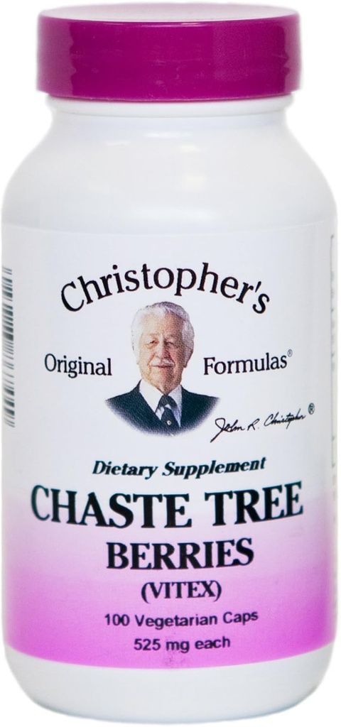 Δρ Christopher's Formula Chaste Tree Berrys, 100 VCaps 525 Milligrams