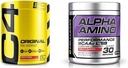 Cellucor C4 Original Pre workout Punch Φρούτων Σκόνης - Βιταμίνη C για Ανοσολογική Υποστήριξη & Alpha Amino EAA & BCAA Powder 