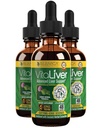 VitaLiver - Συμπλήρωμα ηπατικής υγείας - Υποστήριξη Liver Cleanse & Detox - Liquid Delivery for Absorption - Milk Thistle, Artichoke, Chanca Piedra, Dandelion & More!