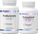 Ιατρική έρευνα Tesseract Optimal Gut & Prostate Bundle, Butyric Acid Complex Γαστρεντερικό και Prostate συμπλήρωμα