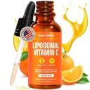 Liposomal Vitamin C Liquid 6000mg – Συμπλήρωμα Υγρής Απορρόφησης για Ανοσολογική Υποστήριξη, Αντιοξειδωτικό & Υγεία του Δέρματος – Μη ΓΤΟ, Vegan, Ευγενής Φόρμουλα – 2 fl oz