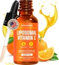 Liposomal Vitamin C Liquid 6000mg – Συμπλήρωμα Υγρής Απορρόφησης για Ανοσολογική Υποστήριξη, Αντιοξειδωτικό & Υγεία του Δέρματος – Μη ΓΤΟ, Vegan, Ευγενής Φόρμουλα – 2 fl oz