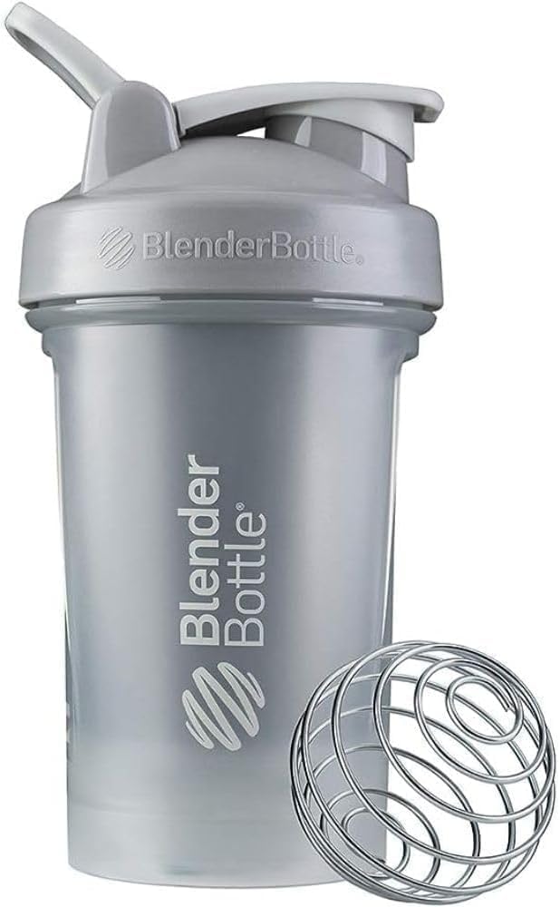 BlenderBottle Classic V2 Shaker μπουκάλι Ιδανικό για τις ανακινήσεις πρωτεϊνών και πριν την προπόνηση, 20-Ounce, Pebble Γκρι