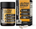 ONNIT Alpha Brain Nootropic Brain Supplement for Men & Women, IGEN™ Non-GMO Tested | Memory, Mental Clarity & Cognitive Improvement | Focus Capsules with L-Theanine, Vitamin B6 (30 Count)