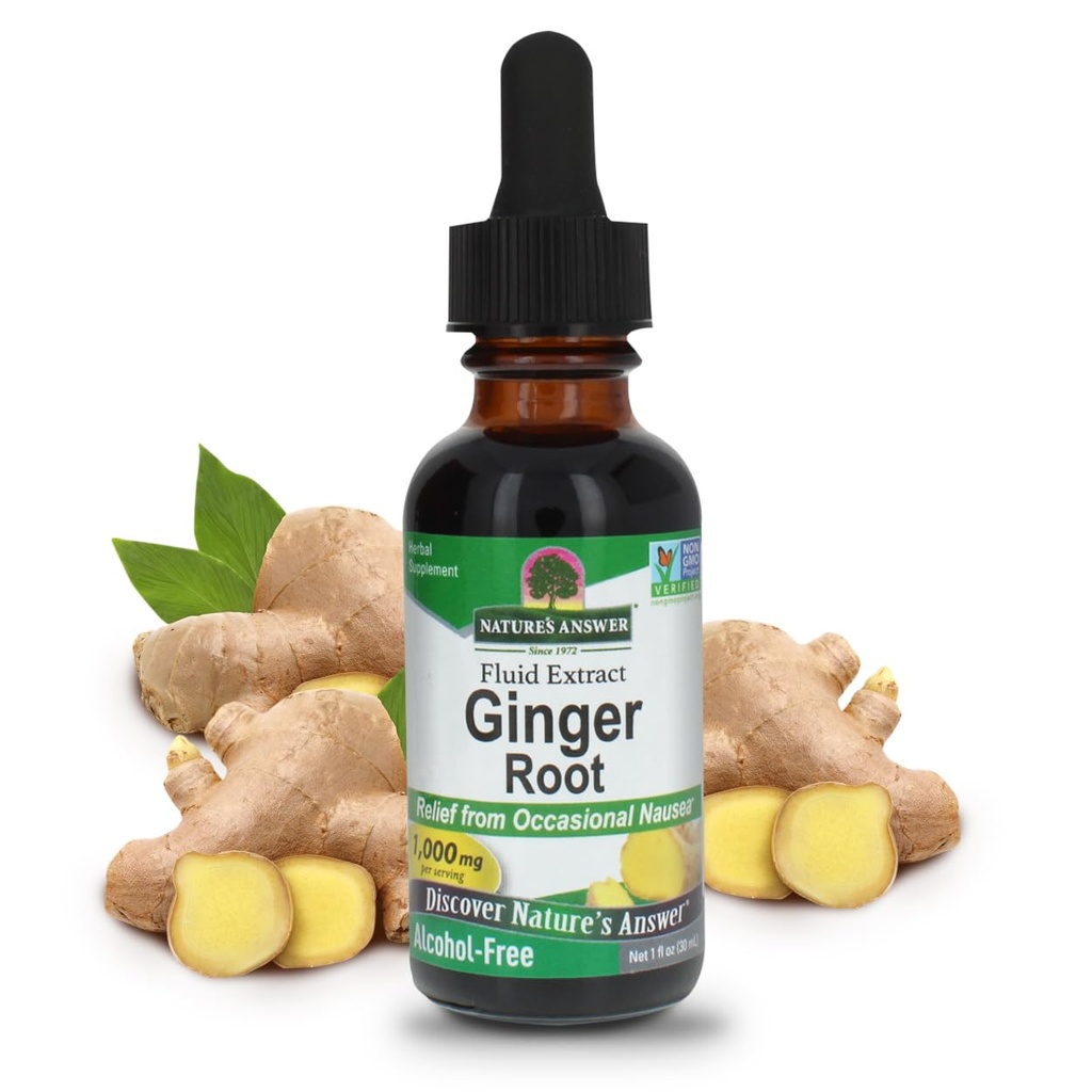 Απάντηση Ginger ρίζας αλκοόλ εκχύλισμα 1 ουγγιά 