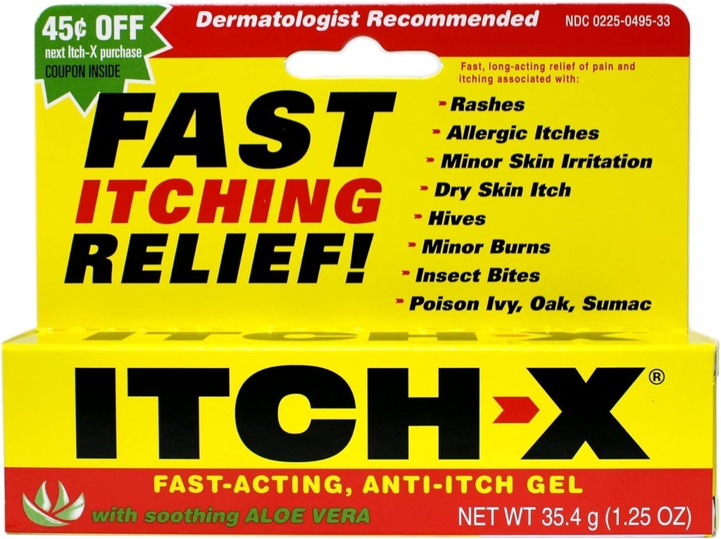 788802 Tube Anti-Itch Itch X Gel 1.25oz Ποσότητα 1 μονάδας από Ascher, B.F. & ...