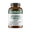 NutraMedix Vitamin C 1000mg - Συμπλήρωμα αντιοξειδωτικών για την ανοσοποιητική υποστήριξη & την υγεία της καρδιάς - Βιταμίνη C από ασκορβικό οξύ - Vegan, μη ΓΤΟ (120 κάψουλες χορτοφάγων)