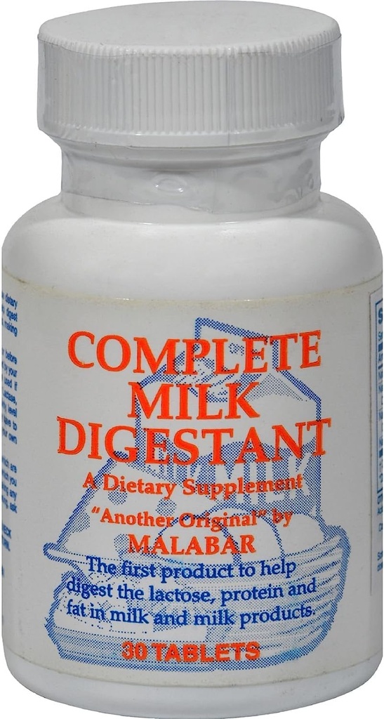 Malabar Complete Milk Digestant - 30 δισκία