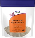 NOW Foods Supplements, Empty Vegetarian Capsules, Double "00", Filled by Weight, Non-GMO Project Verified, 750 Veg Capsules
