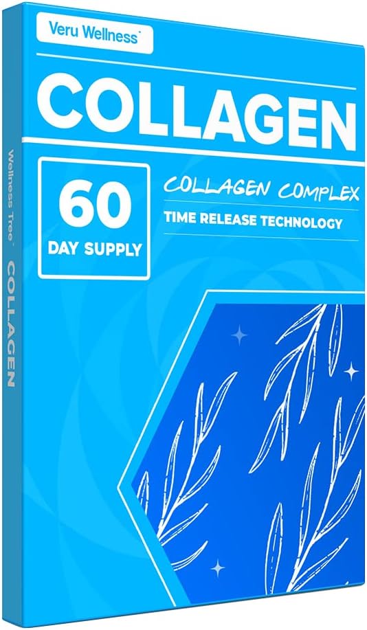Veru Wellness Collagen Booster Patch - 60 Ημέρα - Εύκολο στη χρήση - Υποστήριξη του δέρματος, των αρθρώσεων, των μαλλιών και των νυχιών