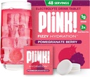Ανοιγόκλεισε! Fizzy Electrolyte Tablets for Adults & Kids – Ρόδι Berry, 48ct – Family-Friendly Daily Hydration – Χαμηλή ζάχαρη, Vegan, Keto Friendly, Μη ΓΤΟ