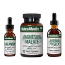 NutraMedix Detox Set - 3-Piece Kit με Sealantro, Burbur-Pinella & Magnesium Malate για τον καθαρισμό, Detox & Daily Wellness Support - Σταγόνες Υγρού Detox με βάση το φυτό & ημερήσιες κάψουλες