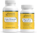 Ερευνημένα Διατροφικά MycoPul Binder & Core Minerals Bundle - Κατάσταση Ορυκτών Υποστήριξης στο Σώμα Κατά τη διάρκεια Binder Protocols (2 Προϊόντα)