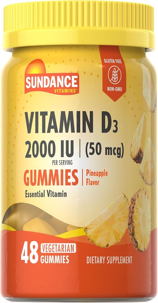 Sundance Βιταμίνη D3 Gummies 