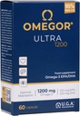 OMEGOR Omega 3 Fish Oil 1200mg Ultra - 610mg EPA και 510 DHA Omega3 IFOS Certified - Υψηλή βιοδιαθεσιμότητα και καμία επίγευση (60 Caps)