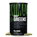 Animal Daily Greens Pill Packs - Kale, σιτάρι χόρτο, Alfalfa & More - Βολικό Prebiotic και Probiotic Superfood Blend για Superior Digetion, Gut Health, και Ασυλία για τους άνδρες και τις γυναίκες - 30 ημέρες προσφοράς
