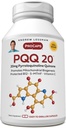 ANDREW LESSMAN PQQ 20mg - 120 Capsules - 20mg Pyrroloquinoline Quinone, Natural Protective Compound Supports Vital Organs, Heart, Brain, Liver, Immune System. Mitochondrial Biogenesis, No Additives