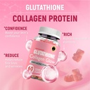 Glutathione Collagen Glow, Glutathion Collagen Glow Gummies, Collagen Gummies for Women Skin Care, Korean Collagen Gummies to Rejuvenate Your Skin (2PCS)