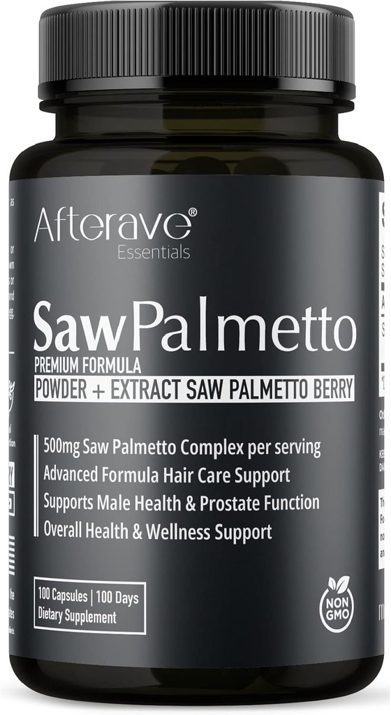 Saw Palmetto Premium, Scalp Υγεία για την Βέλτιστη ανάπτυξη των μαλλιών, την οζώδη δύναμη, την προστασία της τριχόπτωσης, Prostate και την υγεία ούρων και τη συνολική υποστήριξη των αρσενικών ανοσοποιητικών