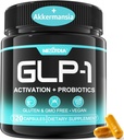 GLP-1 συμπλήρωμα με Akkermansia Προβιοτικά, Πρεβιοτικά Ίνες, Βερβερίνη, Πράσινο εκχύλισμα τσαγιού, Κεϋλάνη Κανέλα, Κουρκουμάς, Καγιέν πιπέρι - Υποστήριξη GLP-1 Φυσικά, Gut, Ενέργεια, Γυναίκες - 120 κάψουλες