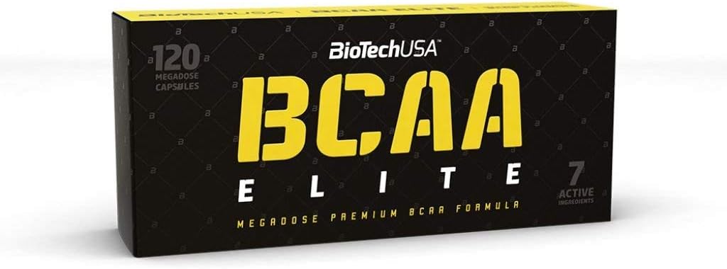 BioTechUSA Elite Series BCAA Elite 120 Κάψουλες Αμινοξέα με L-λευκίνη, L- Ισολευκίνη και L-Βαλίνη. Συμπλήρωμα BCAA